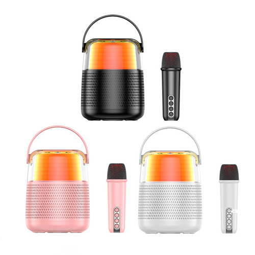 AWEI uses dimensional Bluetooth speakers for home wireless karaoke audio microphone outdoor singing small home ktv