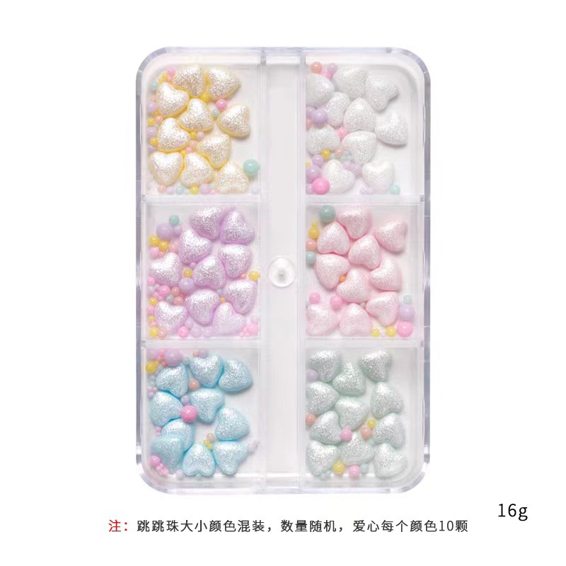 Mermaid Hermione color mezclado in viento material de manicure taladro accesorios de uñas accesorios de joyería de manicure al por mayor