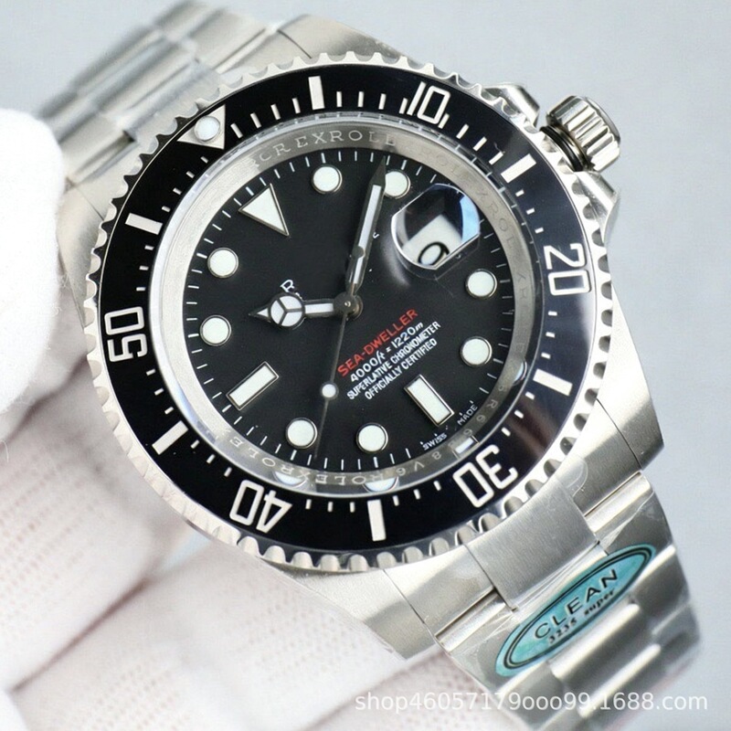 Ghost King Cross-Border Watch Gradient Blue Zf Factory Sea-Dweller Type Fully Automatic Mechanical Watch Men's Large Dial Waterproof Luminous Watch