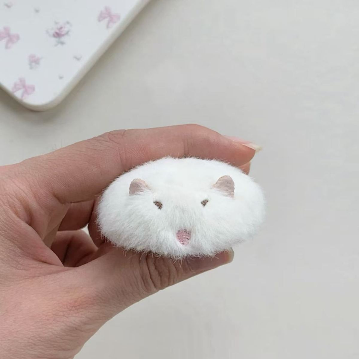 [Hair Clip Style] Milk White