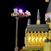 Hibrick lighting is compatible with Lego 76419 Hogwarts Castle and courtyard building blocks supporting LED lights