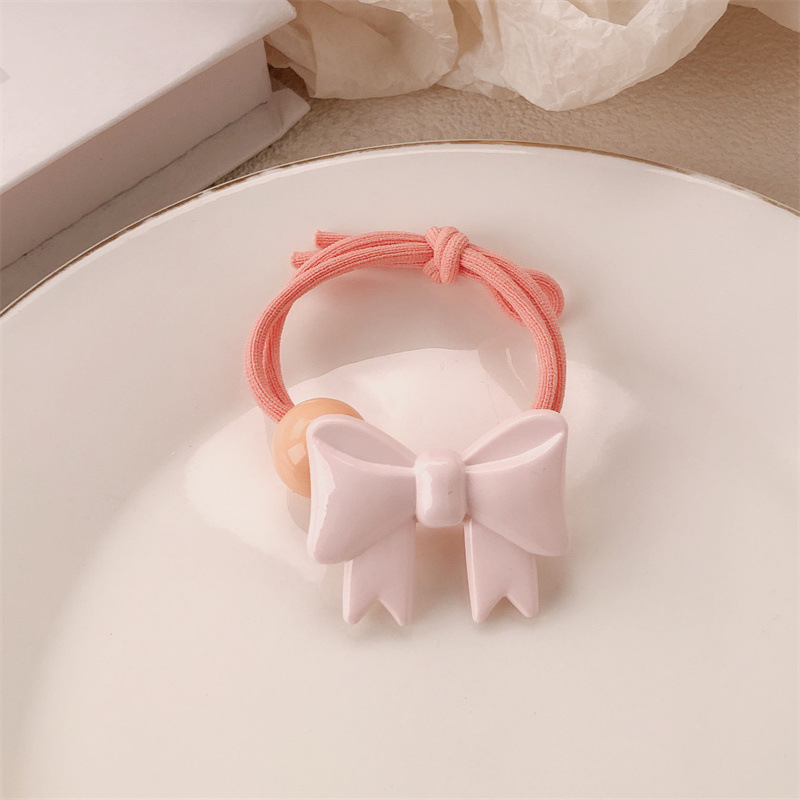 Cuerda para el cabello con lazo de temperamento de alta calidad coreana, cola de caballo, bola baja, cuerda para la cabeza, banda elástica alta, lazo para el cabello, accesorios para el cabello