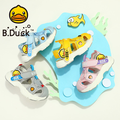 Wholesale shoes B.Duck Yellow duck Boy Baotou Sandals 2021 summer new pattern Children girl student Beach shoes