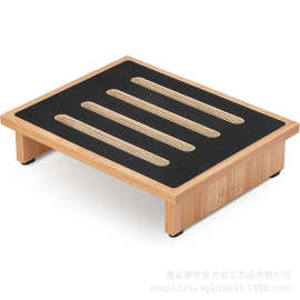 木质可拆卸垫脚凳家用浴室楼梯台阶增高凳子带防滑橡胶木质脚踏凳