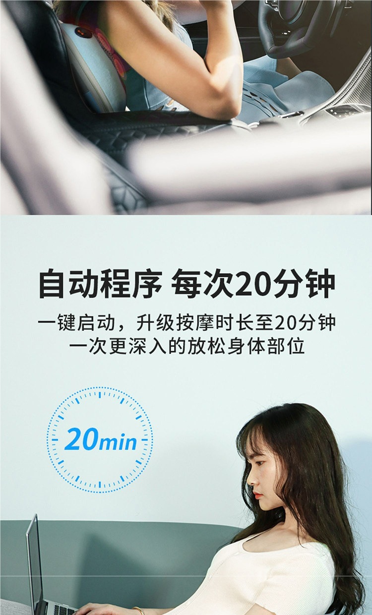 Recommended Father's Day gifts: BeRelax waist massager, back massager, neck and shoulder massager for car and home use