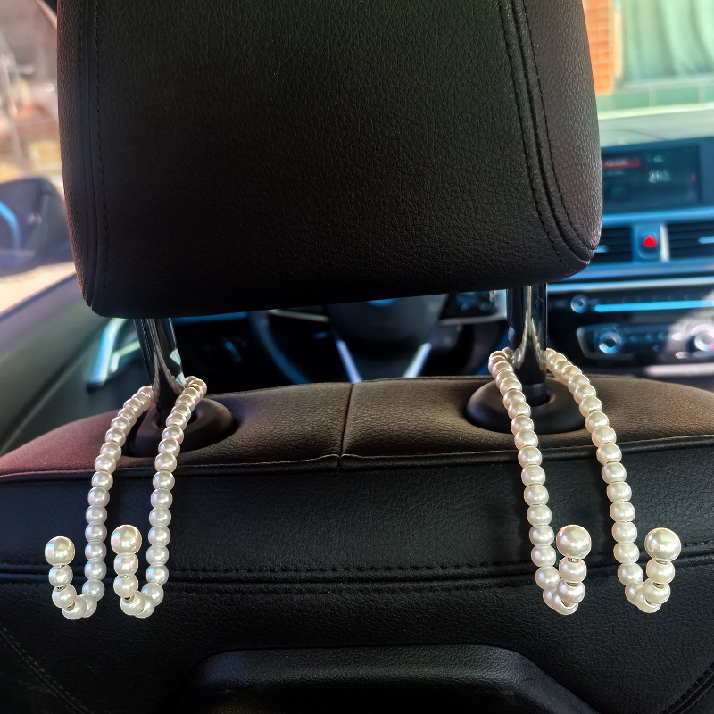 Gancho para coche Gancho para asiento delantero para coche Gancho pequeño multifuncional para coche Productos de decoración de coche para mujer