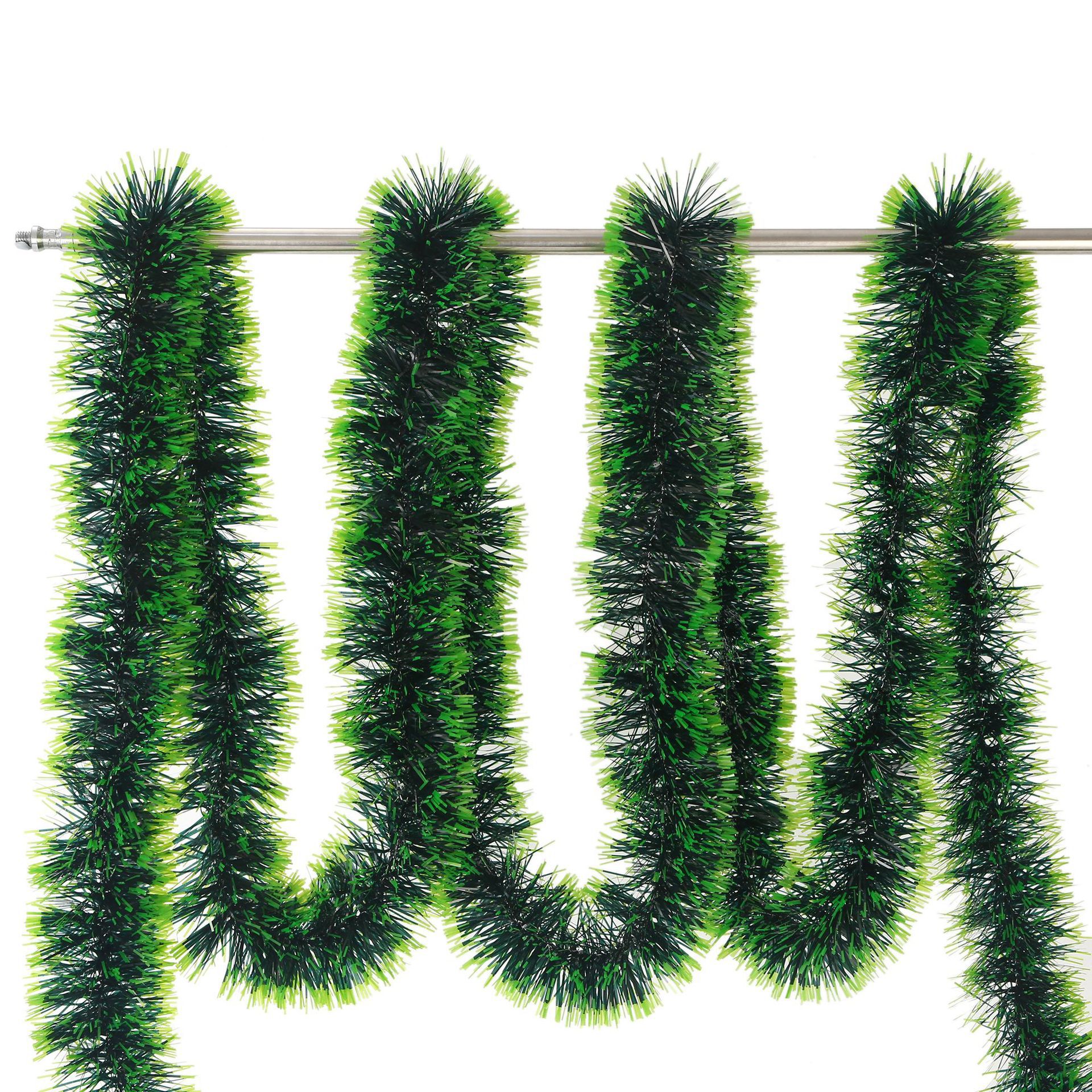 Tema verde oscuro tira de flores bordes blancos tira de flores