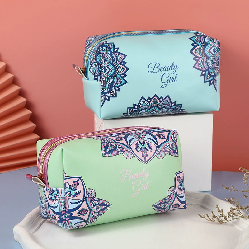 Capacious cosmetic bag, square waterproof organizer bag, (Cross-border trading)