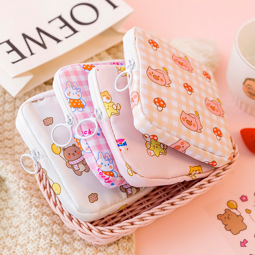 ins girl sanitary napkin storage bag student portable large capacity aunt napkin sanitary napkin small bag menstrual bag
