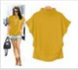 창고 B29071 하이 퀄리티 티셔츠 옐로우