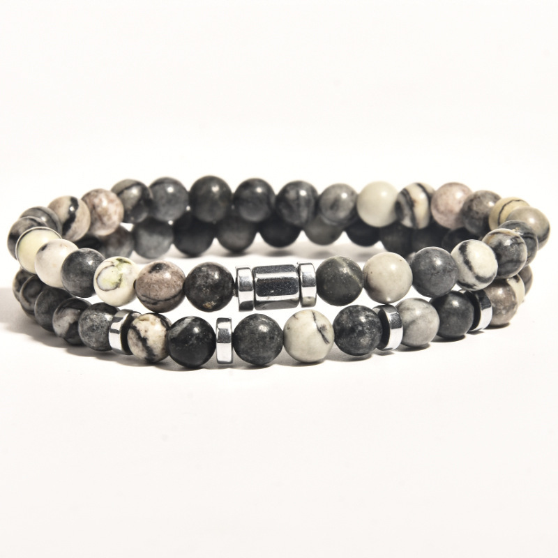 AliExpress new 2 p/set of couples long distance geometric men's bracelet bracelet women's bracelet wholesale