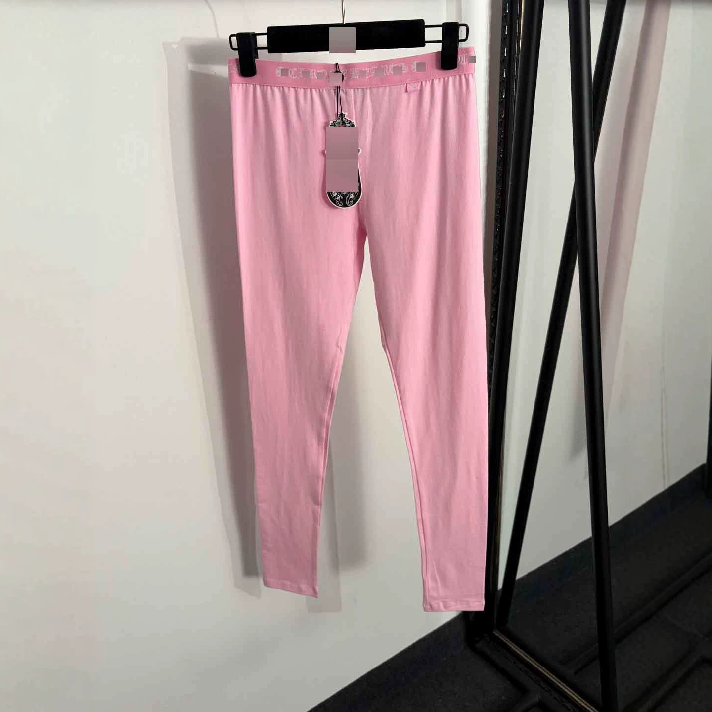 Shenzhen Nanyou High-End Hot-Selling New Style That Flatters the Figure, Sanskrit Pattern Elastic Slim-Fit Skinny Leggings