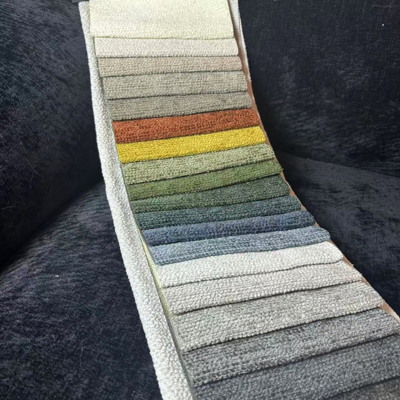 高端家纺雪尼尔面料缤花华夫格雪尼尔面料抱枕靠垫沙发面料