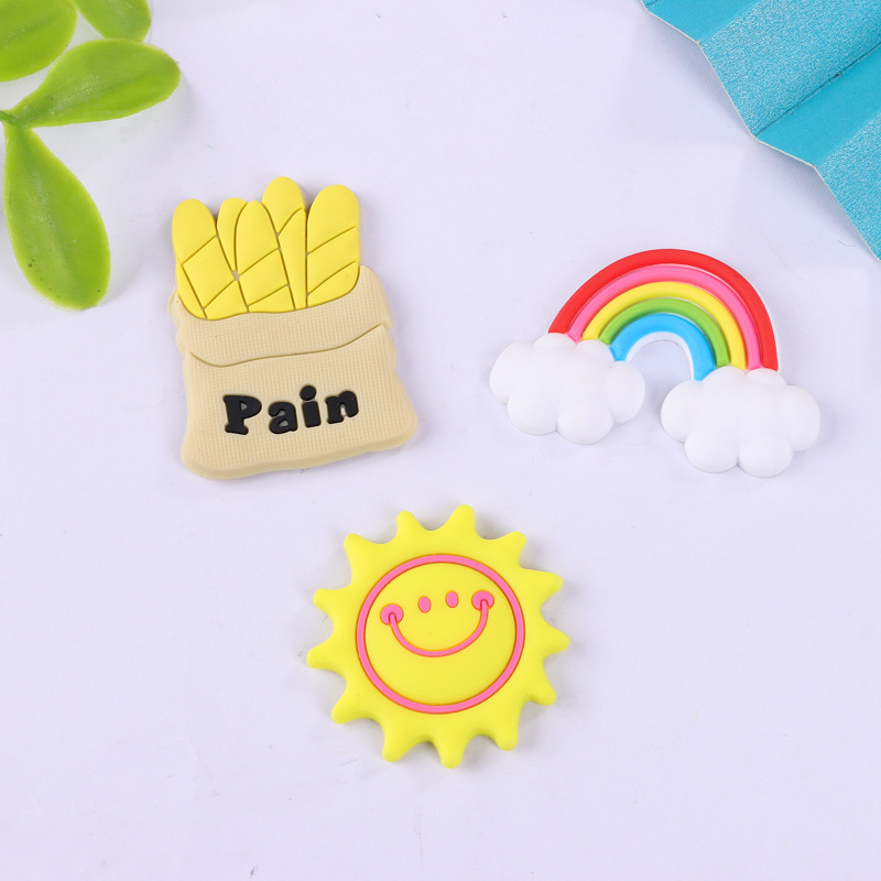 定制pvc软胶磁性冰箱贴 定做卡通可爱磁吸便签贴订制冰箱装饰磁贴