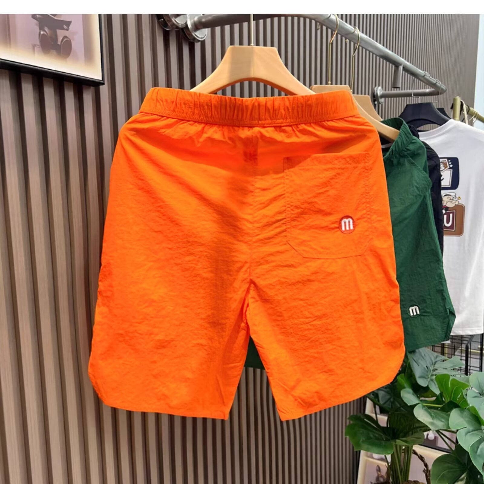 Retro Beach Shorts For Men Summer Trendy Style Multi-colour_voghion.com