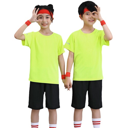 Children's Printed Quick-Dry T-Shirt for Parent-Child Sports Meet, Breathable Track and Field Marathon Fitness Running Short Sleeve School Uniform Wholesale