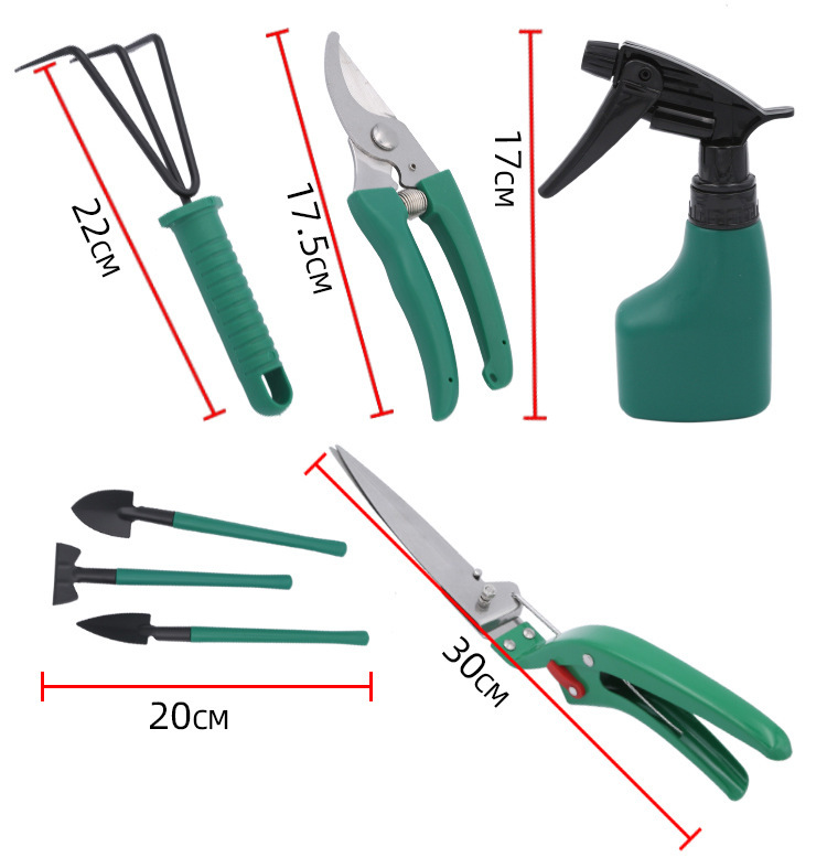 十件/五件园艺工具组合箱盆栽盆景多肉养护花园种植打理小帮手-阿里巴巴