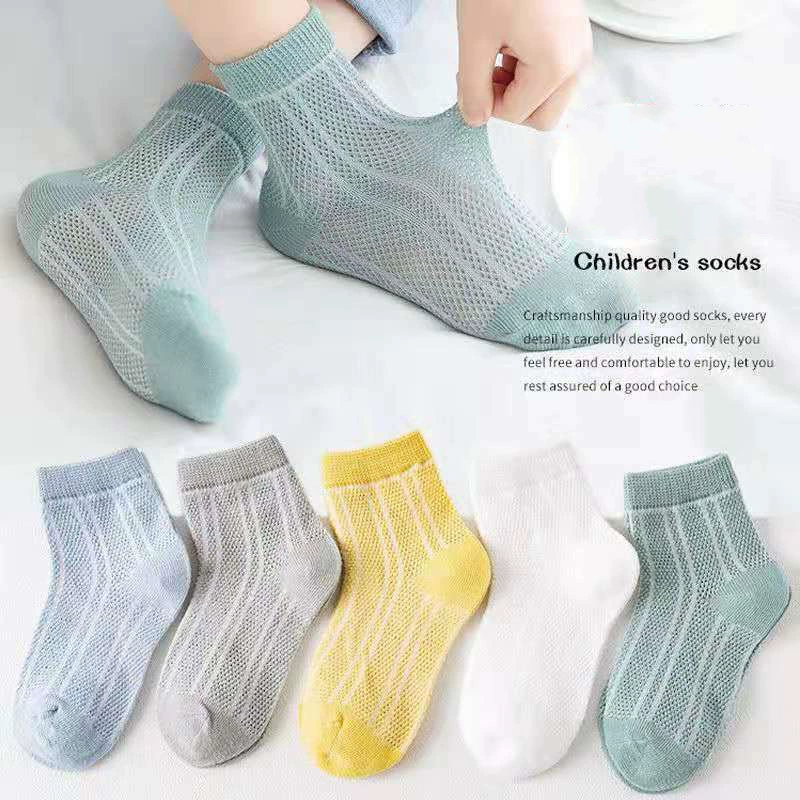 Children's summer thin breathable autumn socks for boys