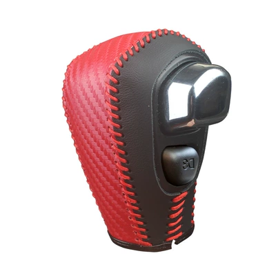 Crv Automatic Transmission Leather Gear | Sürətlər qutusu və əl tormozu başlıqları - red-carbon
