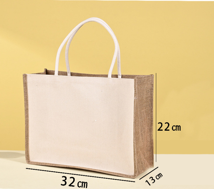 단면 캔버스 접합 황마 바닥 32 높이 22 측면 13