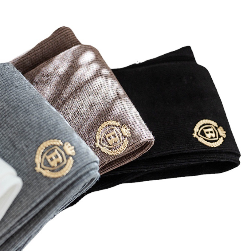 Calcetines Tiantai primavera y otoño pantimedias para niñas delgadas polainas para NIÑOS Calcetines insignia uniforme escolar rayas verticales delgadas pantalones de paso