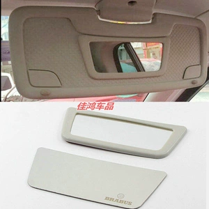 09-19 Smart interior accessories, old-style sun visor with makeup mirror, flexible version for car interior, sunshade for rearview mirror