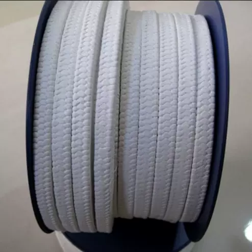 厂家供应聚四氟乙烯螺旋盘根含油黑耐酸碱密封填料