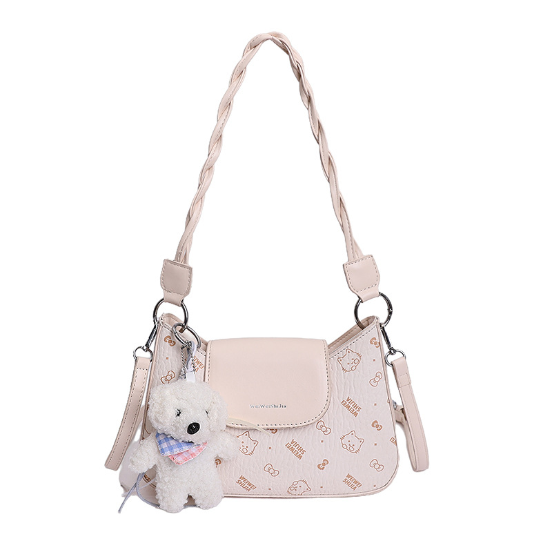 Hanfeng impresión de dibujos animados nicho pequeño bolso cuadrado para mujeres 2026 nueva moda portátil mochila diaria simple viaje ocio image 14