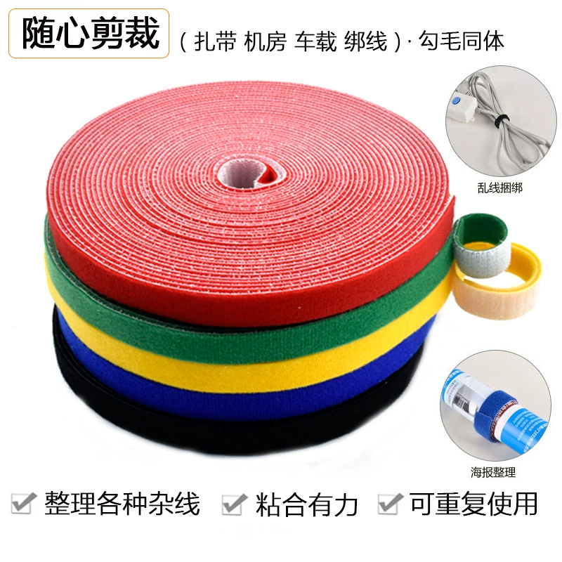 Спина к спине липучка с нейлоновым ремешком с кабелем для передачи данных