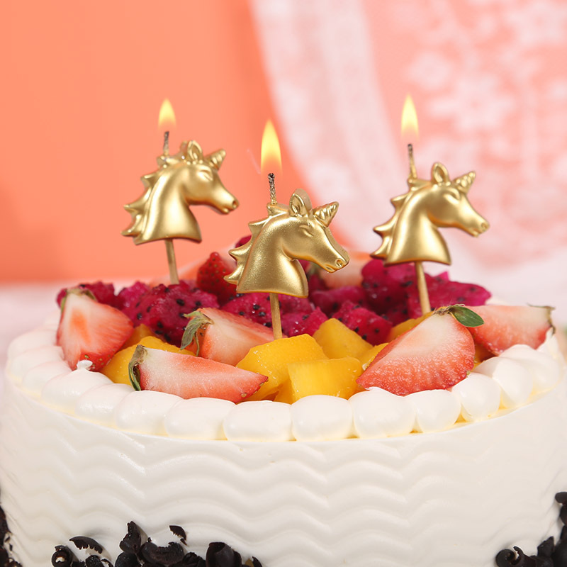 Nuevo caricatura interesante vela de cumpleaños pastel horneado decoración adorable animal pequeño dinosaurio fiesta vela insert