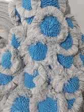 圆形拖头跨境雪尼尔天花扫拖把头汽车刷玻璃擦太阳花除尘拖布头