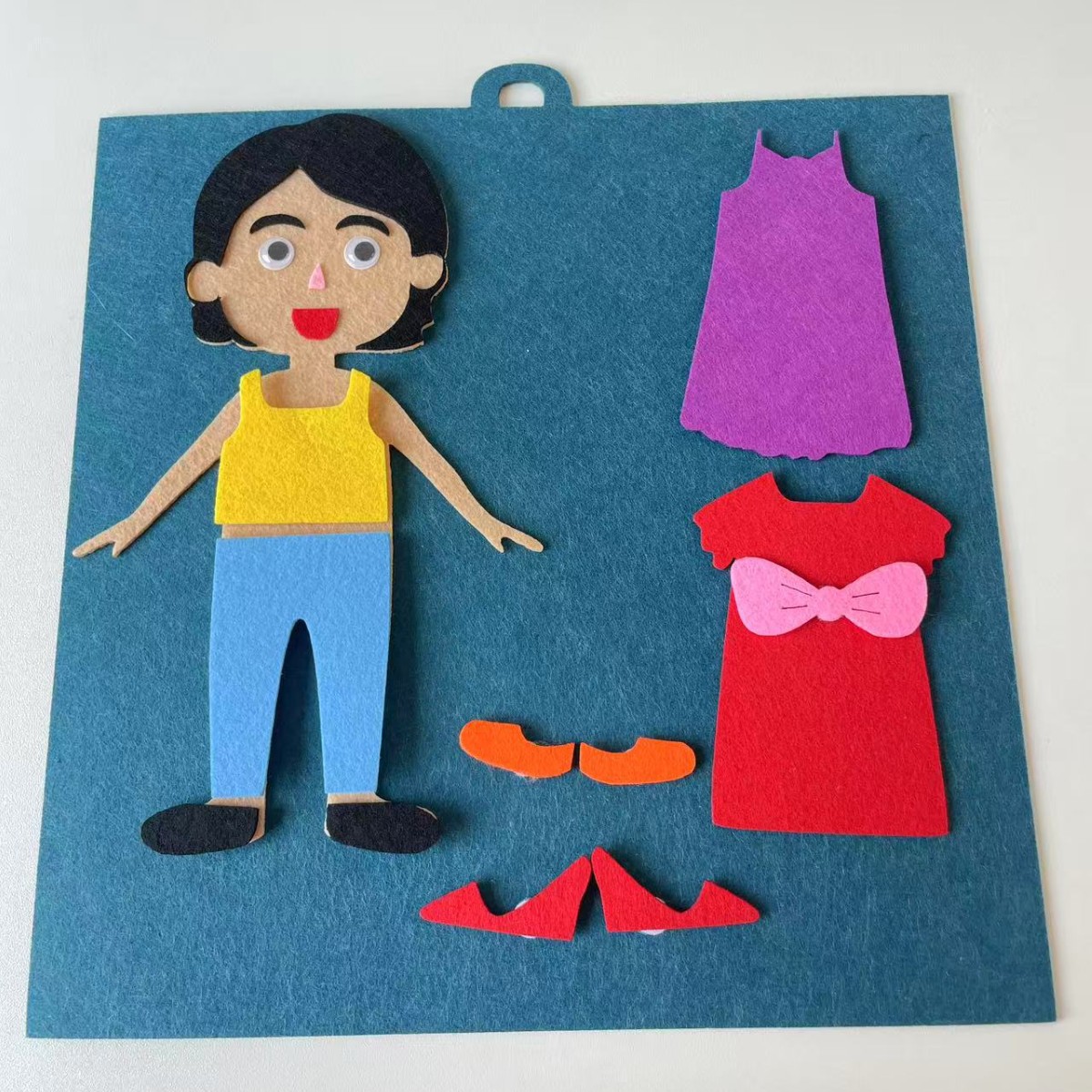 Jardín de infantes personajes de mano juguete área de rompecabezas actividad juguete ayuda didáctica clase pequeña tarjeta de material casero puzzle