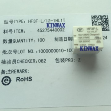 HF3F-L/6-1HSL1TR单线圈磁保持继电器4脚 原装现货