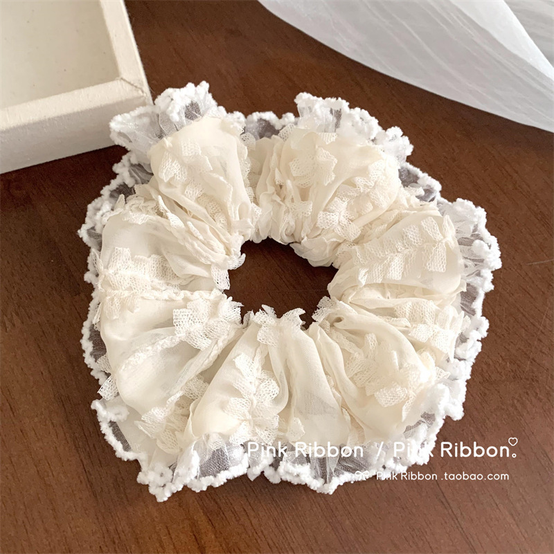 Correa coreana arco de mariposa intestino 2025 cabello anillo de cabello de cabello de cola de cabello de la niña decoración de invierno invierno decoración de invierno