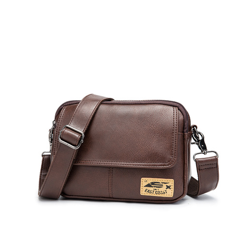  New Korean Style Youth Square Retro Single Shoulder Bag Fashion Casual Bag Sports Leather Crossbody Bag