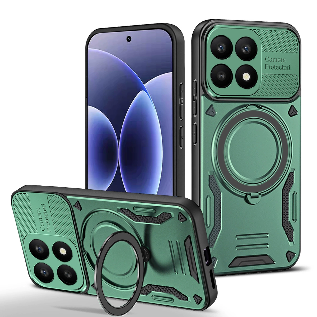 Чехол для телефона, совместимый с Xiaomi, кольцо, трубка, защитный чехол