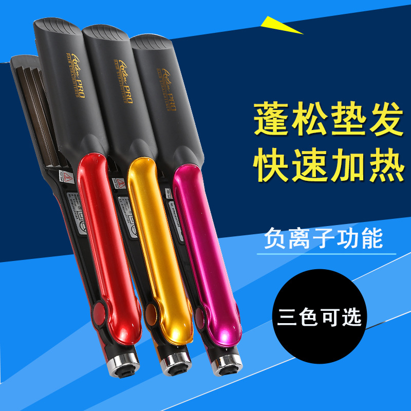 Yateng 530 전기 스프레드 헤어 스트레이트너 전기 스프레드 옥수수 필링 스프레드 옥수수 아이언 스트레이트 헤어 클립 헤어 스트레이트