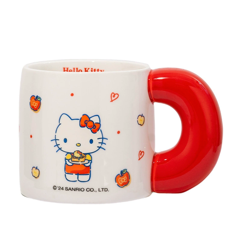 Керамическая кружка (Sanrio) 570 мл, милый дизайн — Hello Kitty и друзья