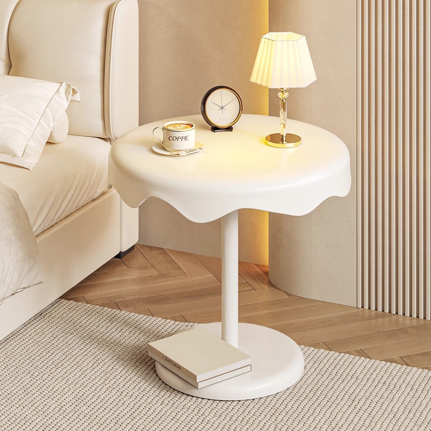 Sofa Side Table, Side Cabinet, Side Table for Living Room, Creative Corner Table, Mini Balcony Small Coffee Table, Nordic Bedroom Bedside Small Table