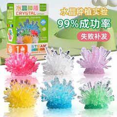儿童礼物儿童水晶种植科学实验学生手工diy制作晶体自然生长水晶