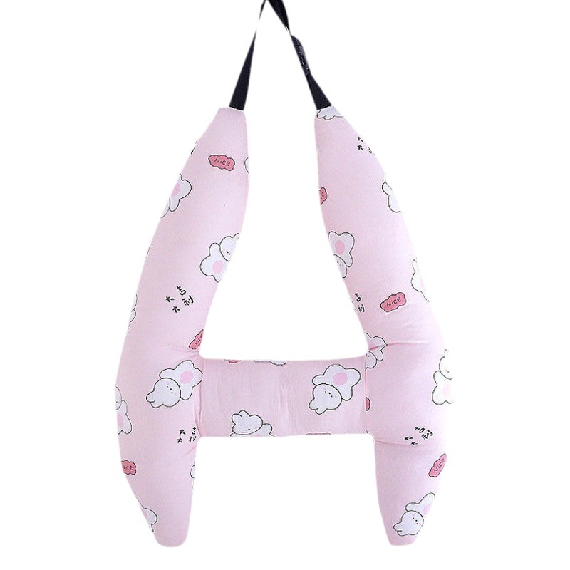 Coche para dormir almohada de doble uso de algodón transpirable verano coche adulto niños lavados almohada suministros de coche