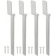 Wood Pile Impact Earthing Sleeve Steel Hammer Earthing Fixed Anchor Wood Pillar Reinforced Ground Anchor Suitable for Wooden Swing