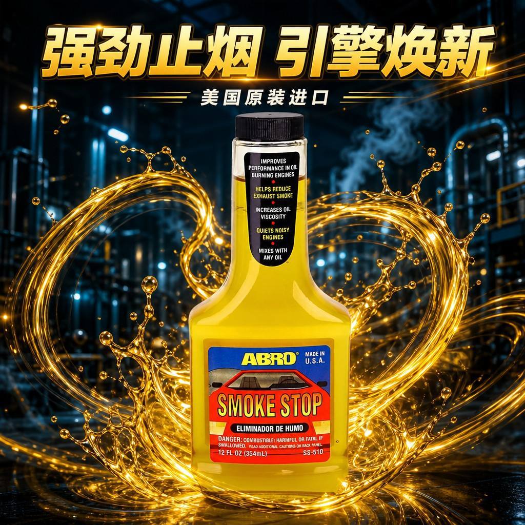 ABRO Car Care Smoke Reducer, Engine Oil Burning Smoke Reducer, Exhaust Additive for Auto Repair Shops