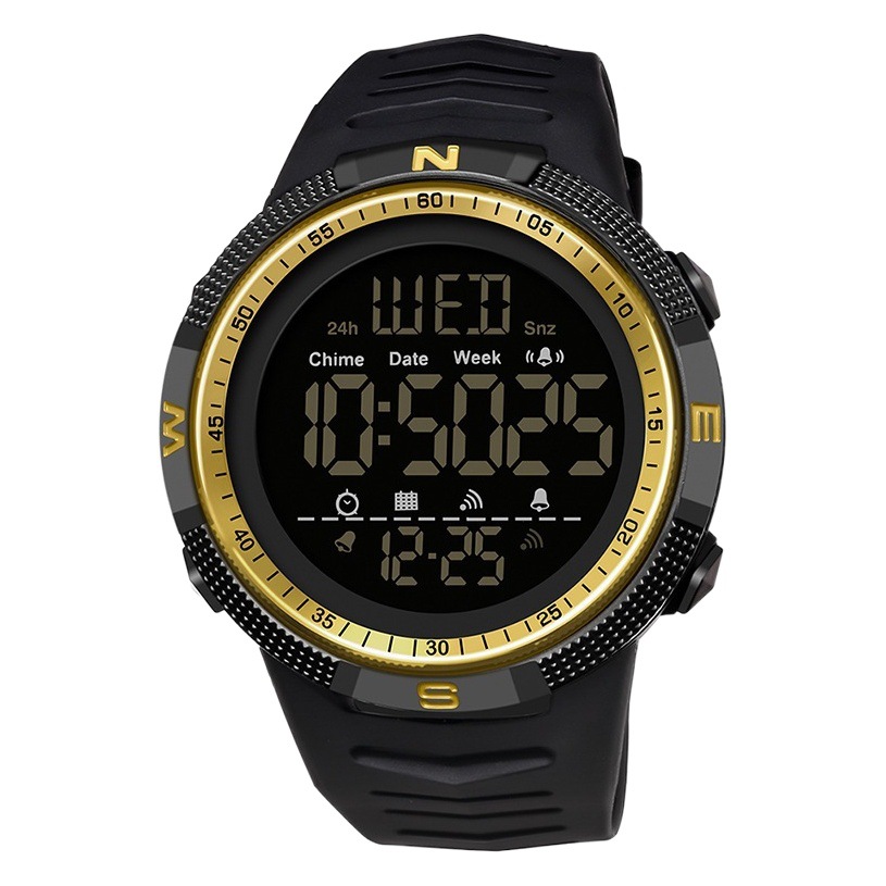 SANDA 6014 multifunción LED reloj electrónico impermeable reloj deportivo para hombre reloj de moda para estudiantes