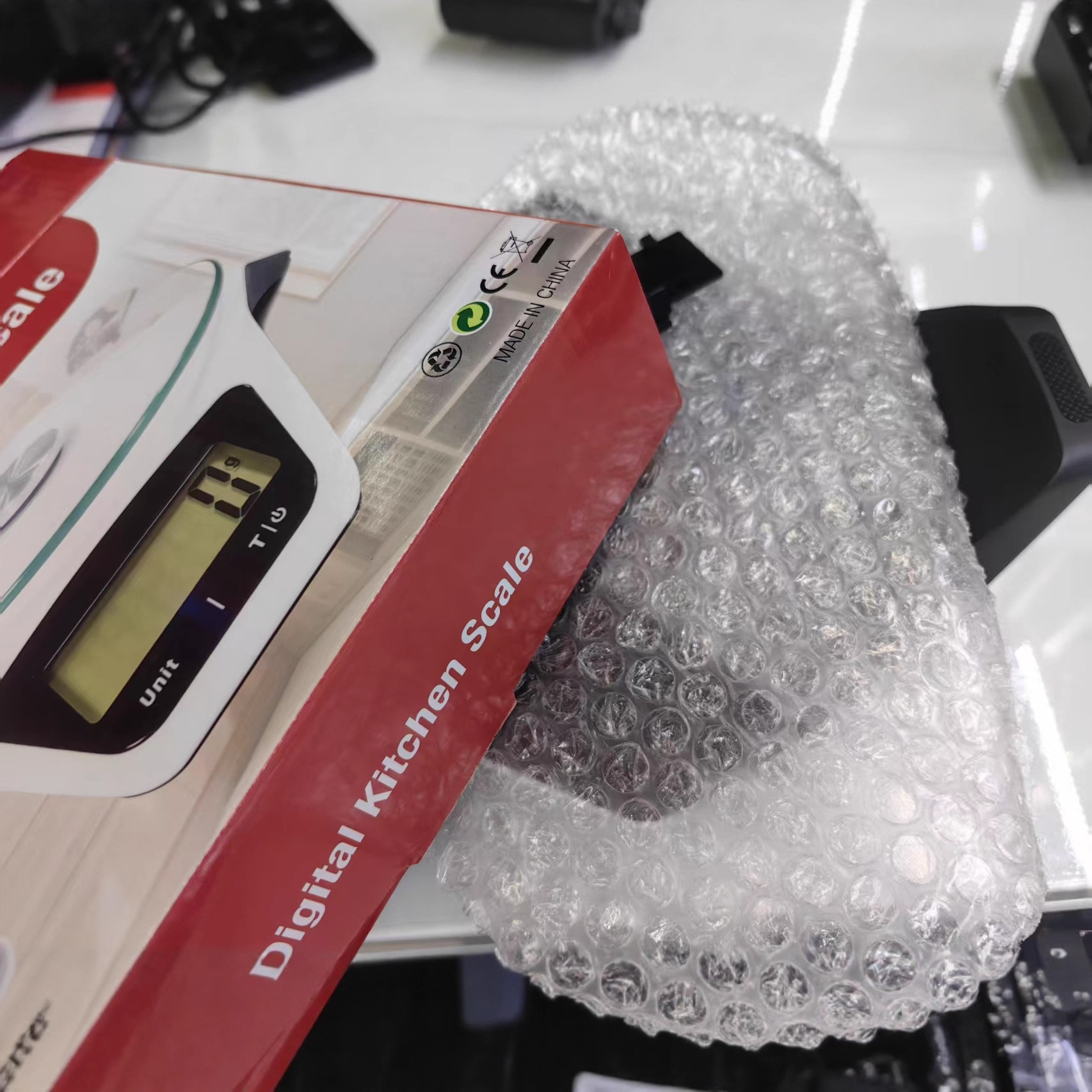 2025 pequeña escala electrónica de alimentos de alta precisión pesada doméstica de frutas comercio exterior cocina escala de horneado 5kg / g