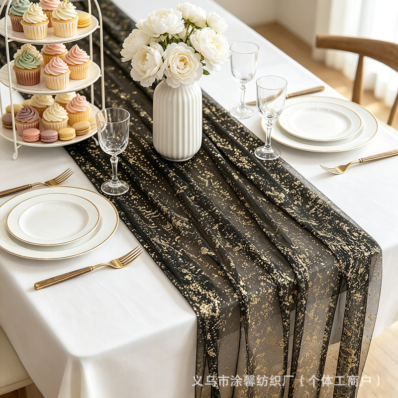 Cross-Border Exclusive Supply of Broken Gold Table Flags, European and American Style Background Decoration, Wedding Dresses, Clothing, Dress Fabrics Wholesale Cross-Border Exclusive Supply of Broken Gold Table Flags, European and American Style Background Decoration, Wedding Dresses, Clothing, Dress Fabrics Wholesale
