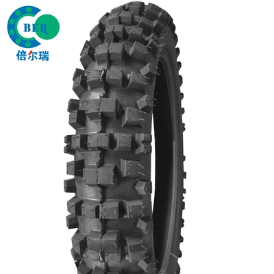 The Factory Supplies 410-18 Off-Road Motorcycle Inner and Outer Tires, Off-Road Large Tread Tires, Thickened, Non-Slip, and Wear-Resistant