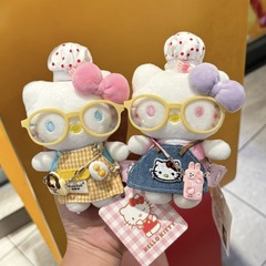 正規版かわいいハローキティハローキティ人形バッグ装飾ストラップアニメぬいぐるみキーホルダープレゼント