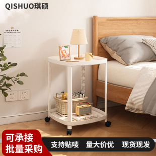 Wholesale foreign trade minimalwind small apartment cart tea table tea rack sofa small side table living room rack movable