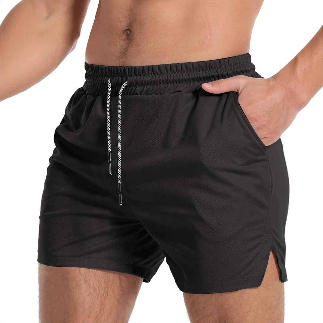 Трансграничные спортивные шорты Мужские европейские и американские фитнес-брюки повседневный бег сетчатые сухие дышащие тренировочные брюки